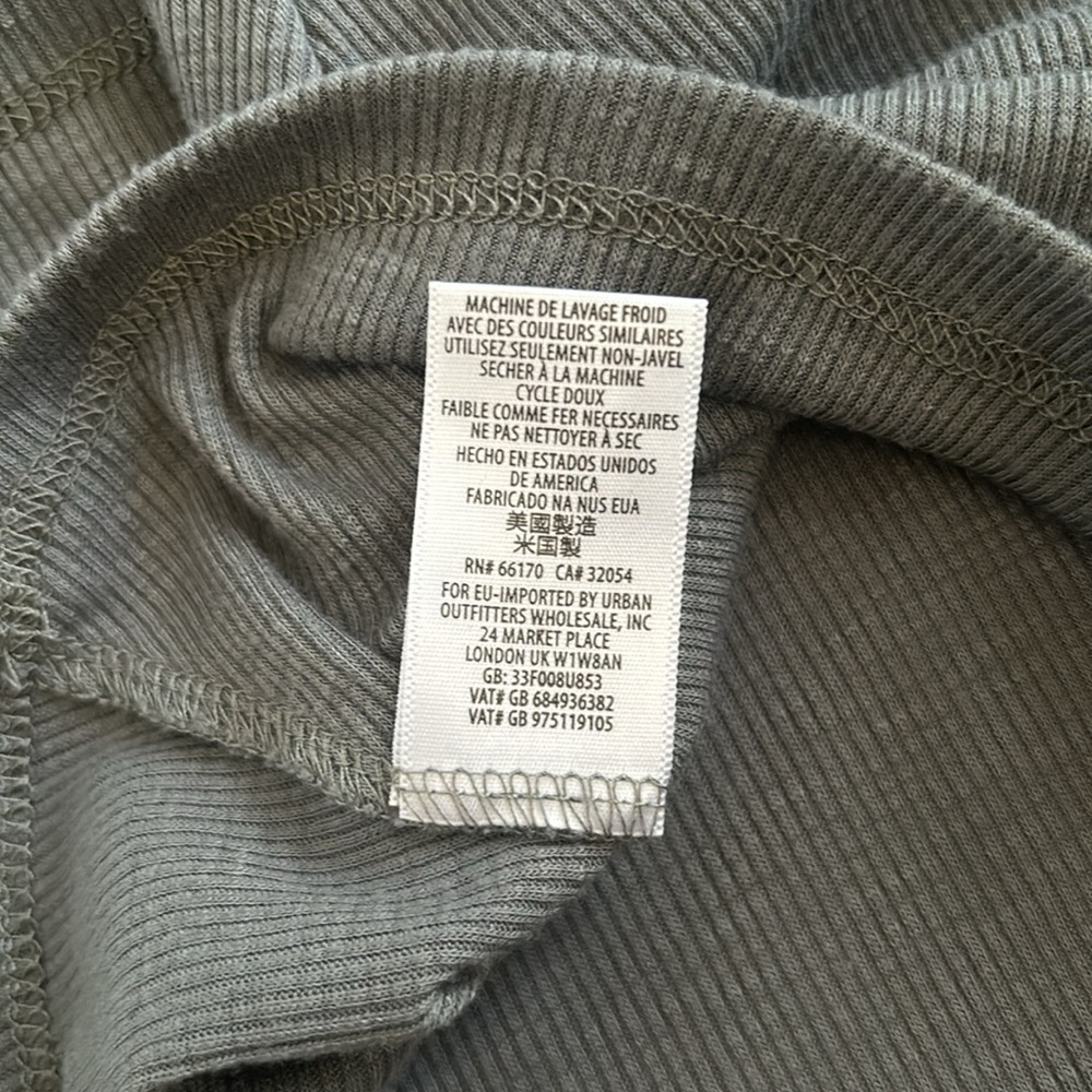 Free People Gray Ribbed Tank Top - Picture 9 of 10